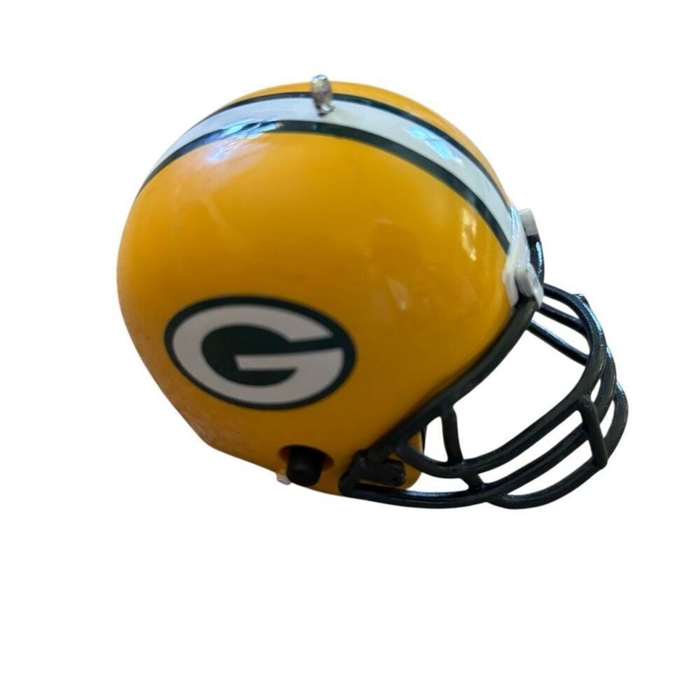 Hallmark Green Bay Packers Musical NFL Helmet Christmas Ornament